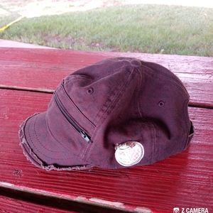 ROXY Hat/Cap Adjustable Velcro Fastener with pin